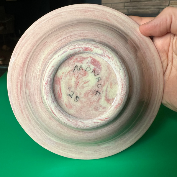 Small Pink Marbled Bowl