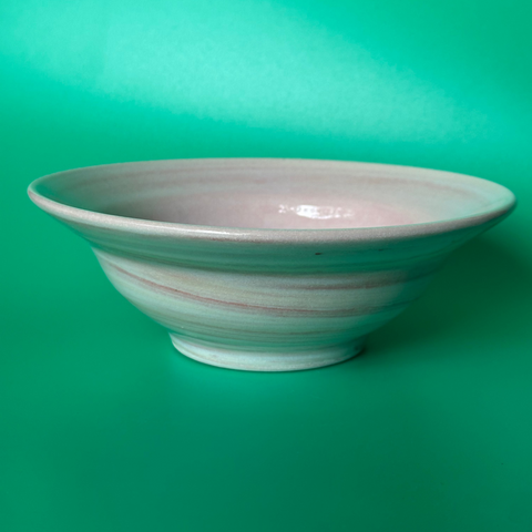 Small Pink Marbled Bowl