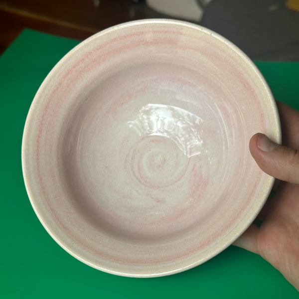 Small Pink Marbled Bowl