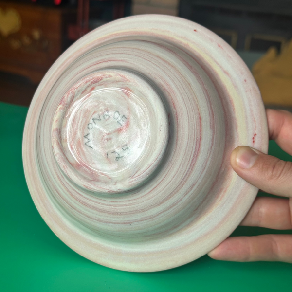 Small Pink Marbled Bowl