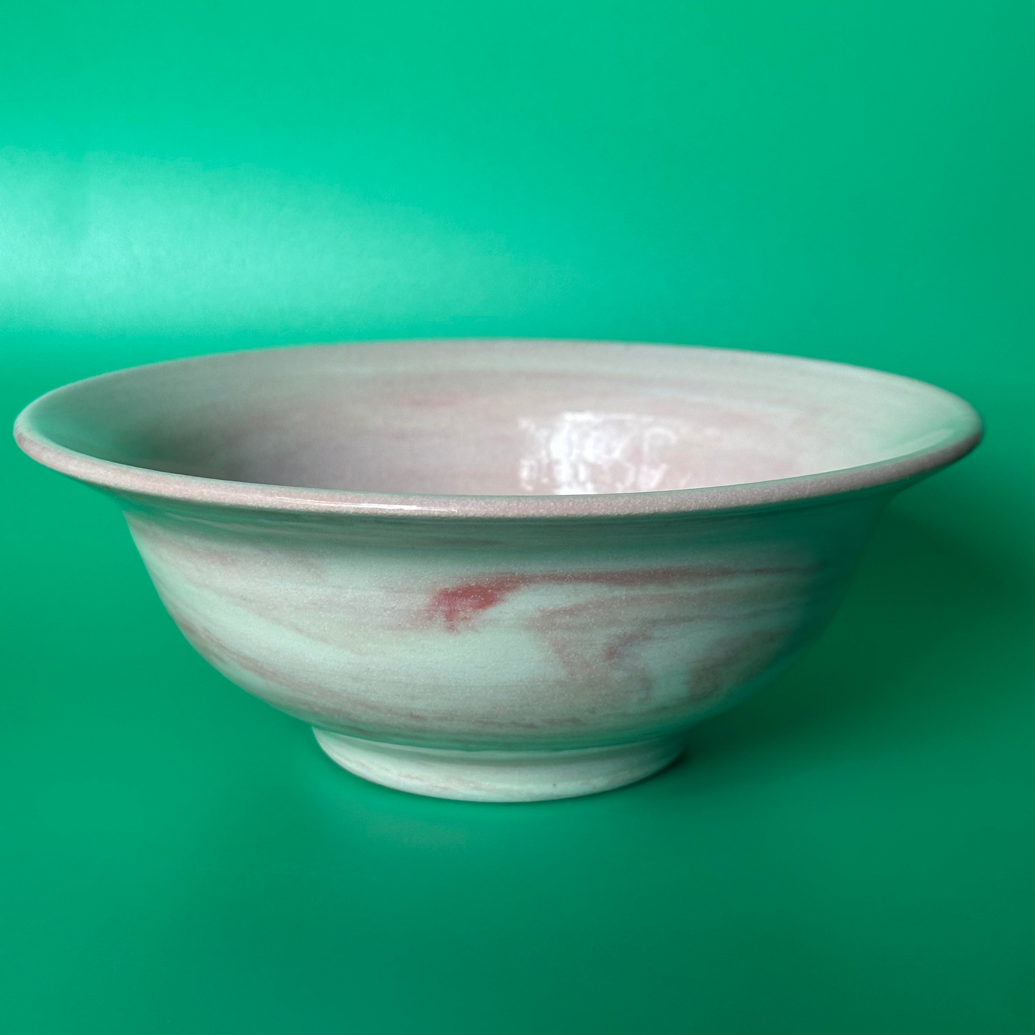 Small Pink Marbled Bowl