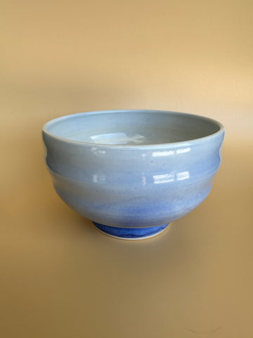 Wavy Blue Bowl