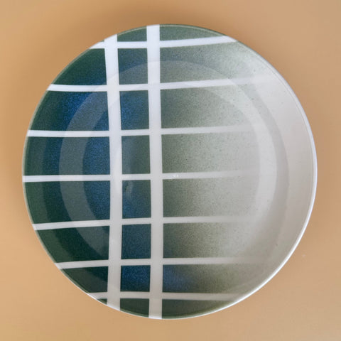 Large Green Gradient Plate